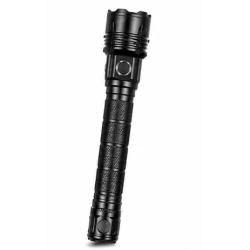 Lanterna LED Profesionala COBA CB B203 4 Zoom Telescopic 4 Culori de Lumina 33cm
