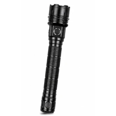 Lanterna LED Profesionala COBA CB B203 4 Zoom Telescopic 4 Culori de Lumina 33cm