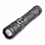 Lanterna LED Profesionala COBA CB G910 Zoom Telescopic 5 culori de lumina corp din aluminiu