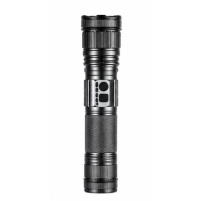 Lanterna LED Profesionala COBA CB G910 Zoom Telescopic 5 culori de lumina corp din aluminiu