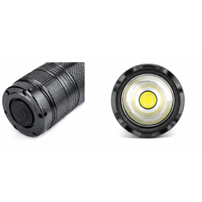 Lanterna LED Profesionala COBA CB G910 Zoom Telescopic 5 culori de lumina corp din aluminiu