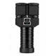Lanterna de mana LED Profesionala COBA CB 2508 de 1500W 40000mAh 3000m Raza LED Principal + Lumina Laterala