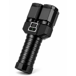 Lanterna de mana LED Profesionala COBA CB 2508 de 1500W 40000mAh 3000m Raza LED Principal + Lumina Laterala