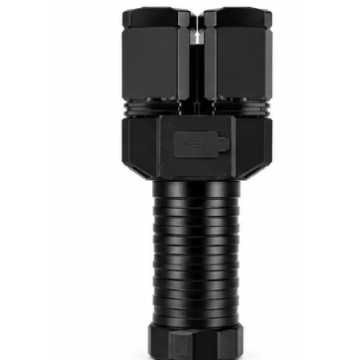 Lanterna de mana LED Profesionala COBA CB 2508 de 1500W 40000mAh 3000m Raza LED Principal + Lumina Laterala