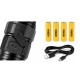 Lanterna de mana LED Profesionala COBA CB 2508 de 1500W 40000mAh 3000m Raza LED Principal + Lumina Laterala