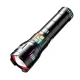Lanterna LED COBA CB W518 de 3000m raza zoom telescopic power bank afisaj digital corp din aluminiu