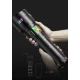 Lanterna LED COBA CB W518 de 3000m raza zoom telescopic power bank afisaj digital corp din aluminiu