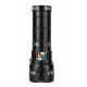 Lanterna LED COBA CB W518 de 3000m raza zoom telescopic power bank afisaj digital corp din aluminiu