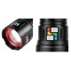 Lanterna LED COBA CB W518 de 3000m raza zoom telescopic power bank afisaj digital corp din aluminiu