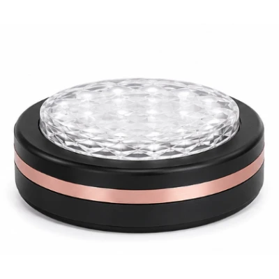 Set 2 Lampi LED RGB COBA CB S8022 cu telecomanda 16 Culori 300 Lumeni Iluminare Wireless temporizator montare adeziva