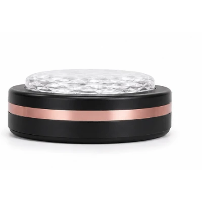 Set 2 Lampi LED RGB COBA CB S8022 cu telecomanda 16 Culori 300 Lumeni Iluminare Wireless temporizator montare adeziva