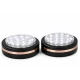 Set 2 Lampi LED RGB COBA CB S8022 cu telecomanda 16 Culori 300 Lumeni Iluminare Wireless temporizator montare adeziva