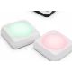 Set 2 Lampi LED RGB COBA CB S8023 cu telecomanda 16 Culori 300 Lumeni iluminare wireless montare adeziva