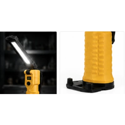 Lampa LED de lucru COBA CB W09 Pliabila 270 grade 3 moduri de Iluminare USB magnet carlig suspendare