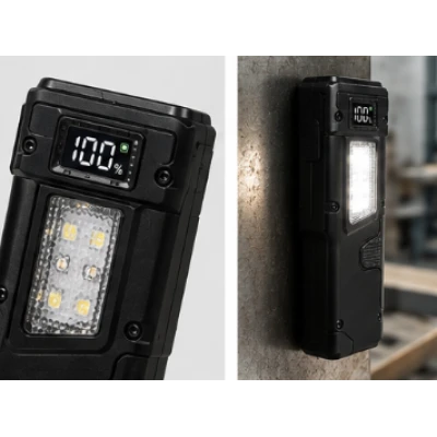 Lanterna LED Multifunctionala COBA CB S90 Ultra Slim 4 Moduri Iluminare Magnet Clip de Prindere