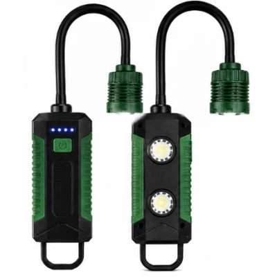 Lampa LED de lucru COBA CB W07A Flexibila cu gat reglabil USB magnet dublu