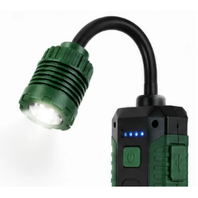 Lampa LED de lucru COBA CB W07A Flexibila cu gat reglabil USB magnet dublu