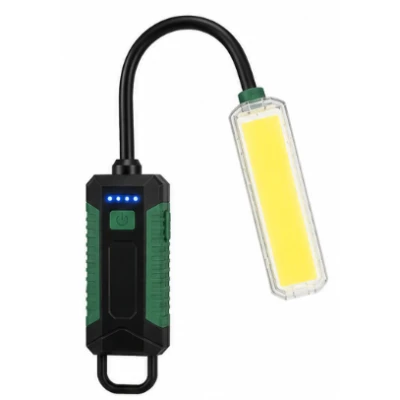 Lampa LED de lucru COBA CB W07B Flexibila cu gat reglabil USB magnet dublu COB