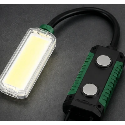 Lampa LED de lucru COBA CB W07B Flexibila cu gat reglabil USB magnet dublu COB