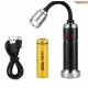 Lampa LED de lucru COBA CB 1507 gat flexibil 35cm magnet 1000 lm