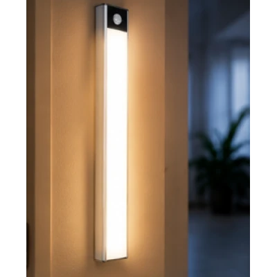 Lampa LED Inteligenta pentru dulapuri COBA CB 2011 cu senzor de miscare reincarcabila USB 40 cm