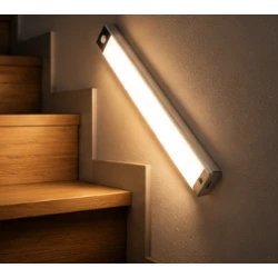Lampa LED Inteligenta pentru dulapuri COBA CB 2013 cu senzor de miscare reincarcabila USB 20 cm