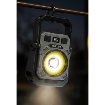 Mini lampa LED COBA CB G21S reincarcabila USB magnet afisaj digital 3 Moduri Iluminare