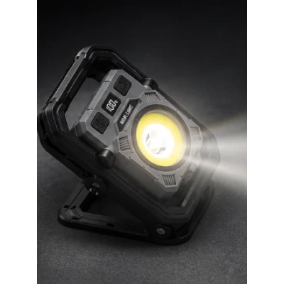 Lampa multifunctionala LED COBA CB G22S reincarcabila USB magnet carlig rotativ si Suport Reglabil 360