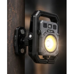 Lampa multifunctionala LED COBA CB G22S reincarcabila USB magnet carlig rotativ si Suport Reglabil 360