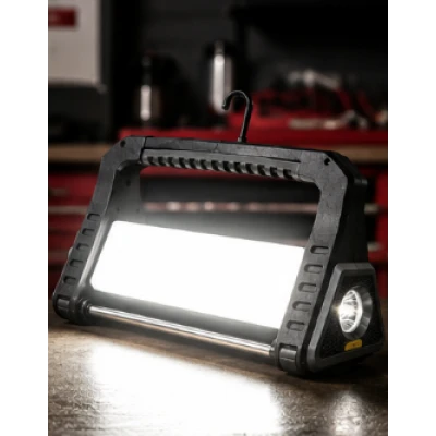 Lampa LED de lucru COBA CB G23 reincarcabila USB COB + XTE LED Magnet Dublu carlig de agatare