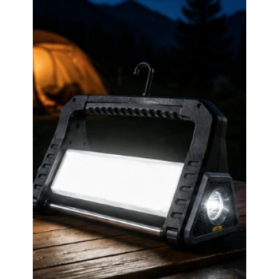 Lampa LED de lucru COBA CB G23 reincarcabila USB COB + XTE LED Magnet Dublu carlig de agatare