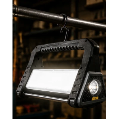 Lampa LED de lucru COBA CB G23 reincarcabila USB COB + XTE LED Magnet Dublu carlig de agatare