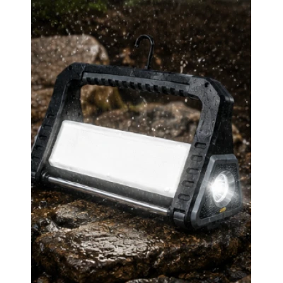 Lampa LED de lucru COBA CB G23 reincarcabila USB COB + XTE LED Magnet Dublu carlig de agatare