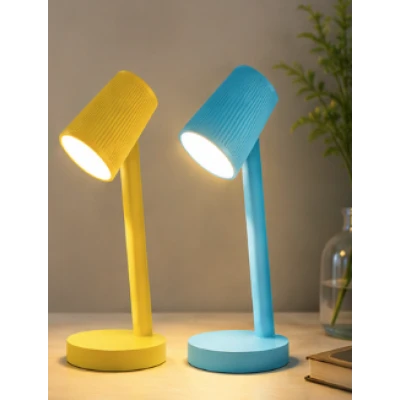 Lampa de birou LED Reincarcabila COBA CB T0005 cu 3 Moduri de Iluminare Control Tactil colorata