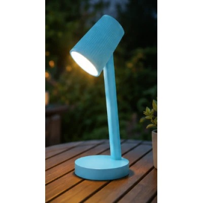 Lampa de birou LED Reincarcabila COBA CB T0005 cu 3 Moduri de Iluminare Control Tactil colorata