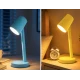 Lampa de birou LED Reincarcabila COBA CB T0005 cu 3 Moduri de Iluminare Control Tactil colorata