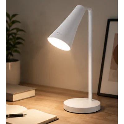 Lampa de Birou din aluminiu LED COBA CB T0004 cu 4 Moduri de Iluminare USB control tactil 4 in 1