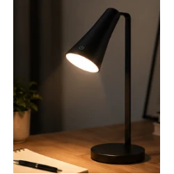 Lampa de Birou din aluminiu LED COBA CB T0004 cu 4 Moduri de Iluminare USB control tactil 4 in 1