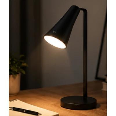 Lampa de Birou din aluminiu LED COBA CB T0004 cu 4 Moduri de Iluminare USB control tactil 4 in 1
