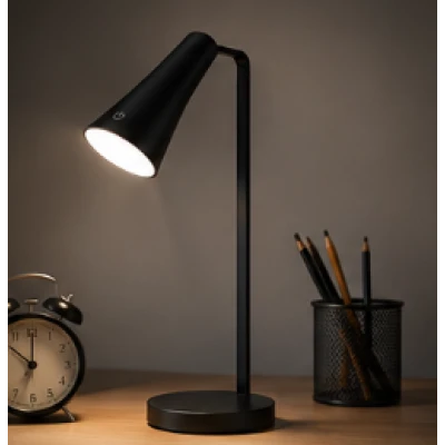 Lampa de Birou din aluminiu LED COBA CB T0004 cu 4 Moduri de Iluminare USB control tactil 4 in 1
