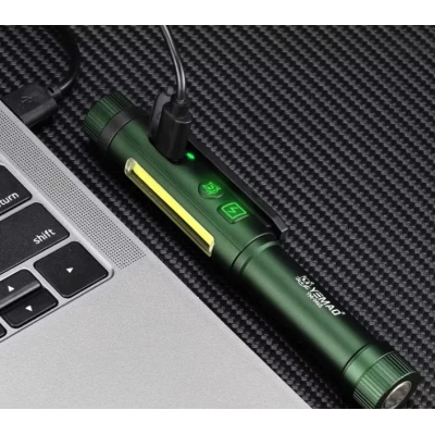 Lanterna LED Multifunctionala YEMAO YM M45 Tip Pix Magnet si Clips Metalic