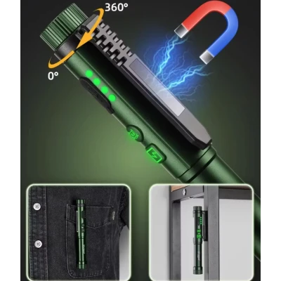 Lanterna LED Multifunctionala YEMAO YM M45 Tip Pix Magnet si Clips Metalic
