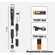 Lanterna multifunctionala YEMAO YM M91 reincarcabila 6 in 1 de 480 lm tip Stilou cu surubelnita spargator Geam