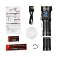 Lanterna de mana YEMAO YM F883X de 3000 lm Display Digital Zoom Telescopic Magnet