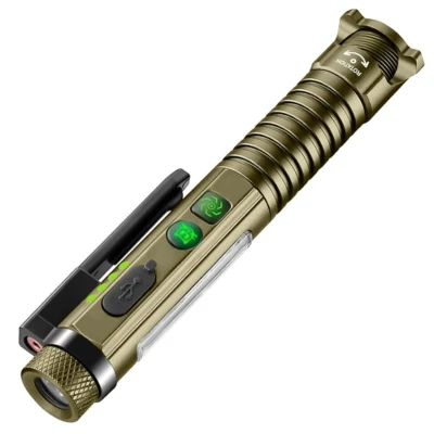 Lanterna multifunctionala YM M46 LED XPG + 11 LED SMD Laser Rosu Magnet