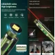Lanterna multifunctionala YM M46 LED XPG + 11 LED SMD Laser Rosu Magnet