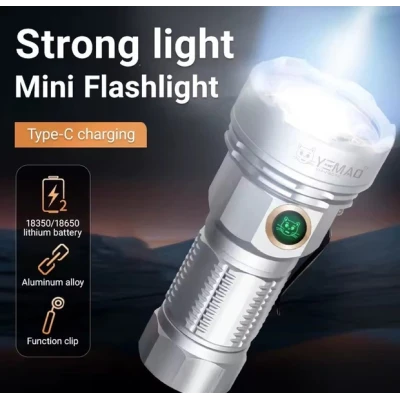 Mini Lanterna LED de mana YEMAO YM F809X de 3500 lm Zoom Telescopic 6 Moduri Iluminare