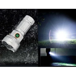 Mini Lanterna LED de mana YEMAO YM F809X de 3500 lm Zoom Telescopic 6 Moduri Iluminare