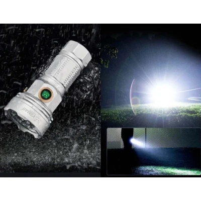 Mini Lanterna LED de mana YEMAO YM F809X de 3500 lm Zoom Telescopic 6 Moduri Iluminare