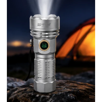 Mini Lanterna LED de mana YEMAO YM F809X de 3500 lm Zoom Telescopic 6 Moduri Iluminare